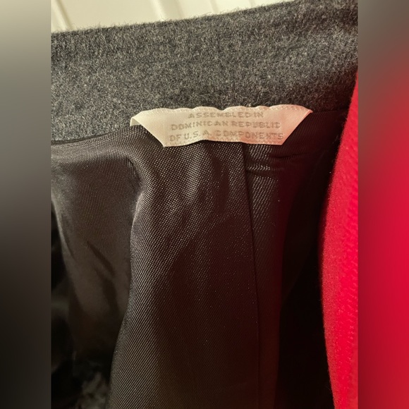 NWT 1980s D&L Gray Wool Blazer Jacket Structured Pleated Front Power Suit Style - Picture 14 of 14